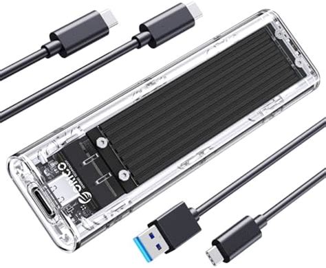 ORICO Aluminum M.2 NVMe SSD Enclosure, Tool-Free 10Gbps USB C Adapter ...