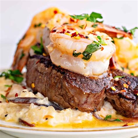 Filet Mignon And Shrimp