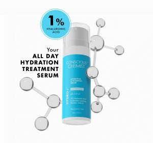 Conscious Chemist HYDRO+ Multi Hyaluronic Acid serum for face with ...