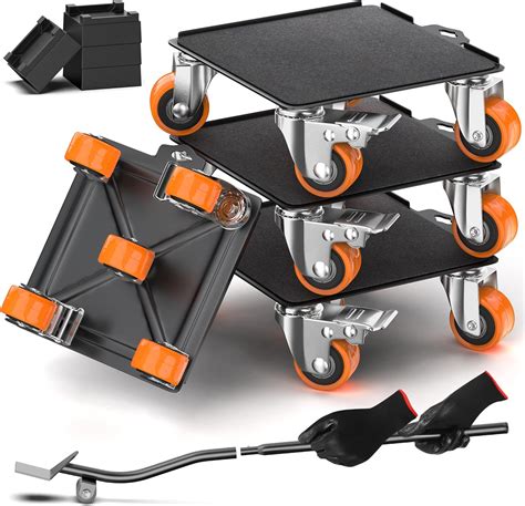 Amazon.com: 2000 lb Capacity - Heavy Duty Furniture Movers with Wheels ...