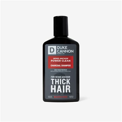 Duke Cannon News Anchor Power Clean Charcoal Shampoo | Bespoke Post