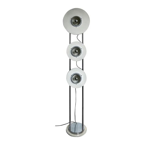 Vintage Italian Chromed Space Age "UfO" Floor Lamp in the Style of ...