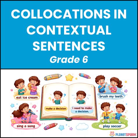Class 6 Worksheet on Using Collocations in Sentences | PlanetSpark