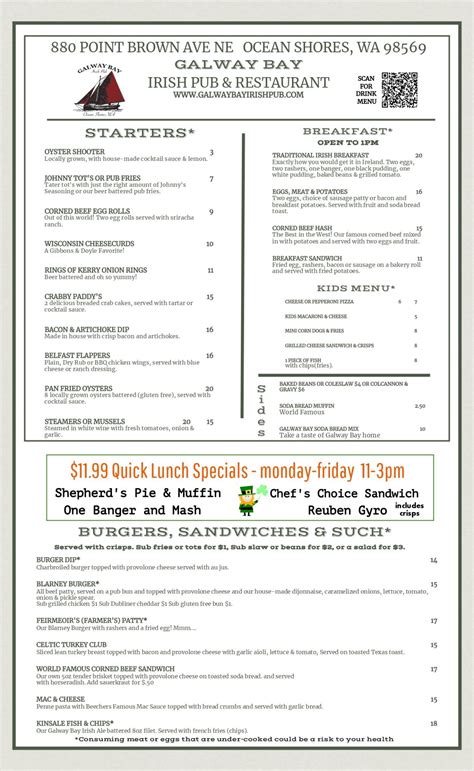 Galway Bay Irish Pub - Ocean Shores, WA