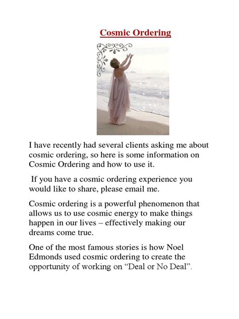 Image result for How to Do Cosmic Ordering