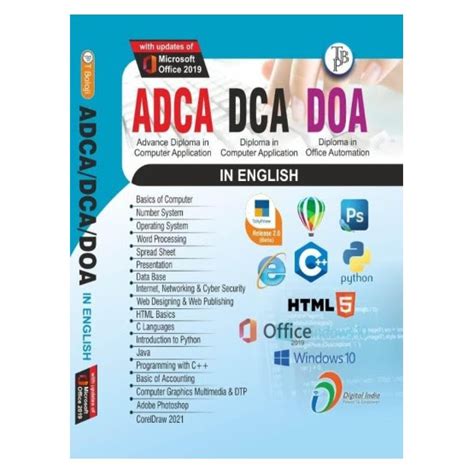 ADCA DCA DOA | By T BALAJI | 2024th Edition | T Balaji Publication ...