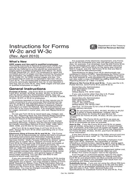 Image result for W-2c Forms Printable