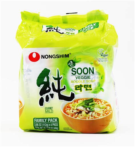 Nongshim Soon Veggie Ramen Multi 448g