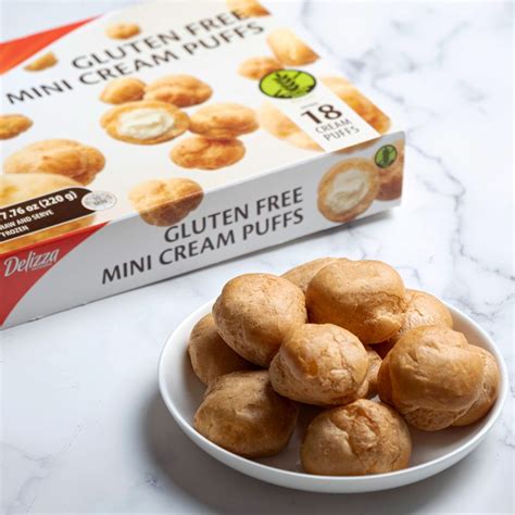Delizza Belgian Gluten Free Mini Cream Puffs | Mini cream puff, Cream ...