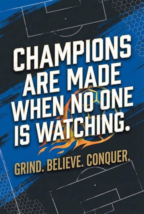 Motivational Soccer Poster Design | Freelancer
