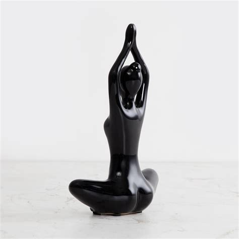 Buy Brighton Ceramic Meditation Figurine from Home Centre at just INR 799.0