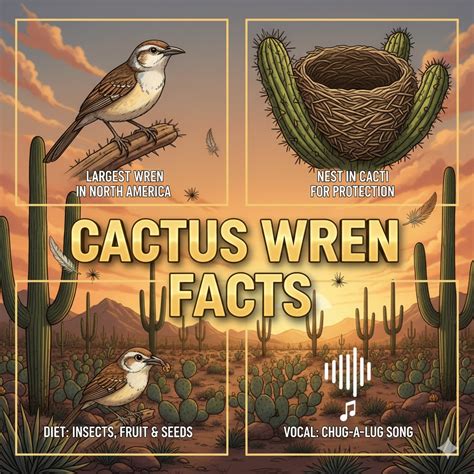 Cactus Wren Facts: Diet, Adaptations, Sounds Guide - Birds News