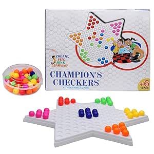 Prime Champions Checkers Matching Puzzles Board Game/Brain Teasing ...