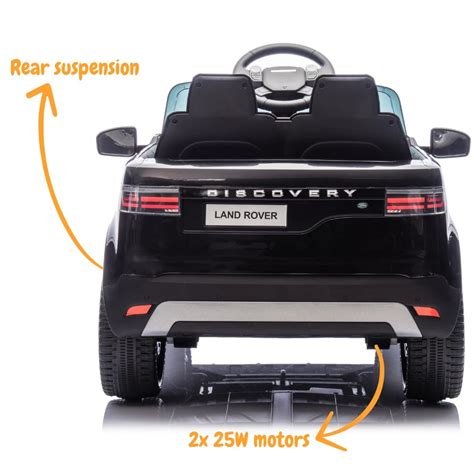 Land Rover Discovery Kids Car 12V - Black - Berghoff toys