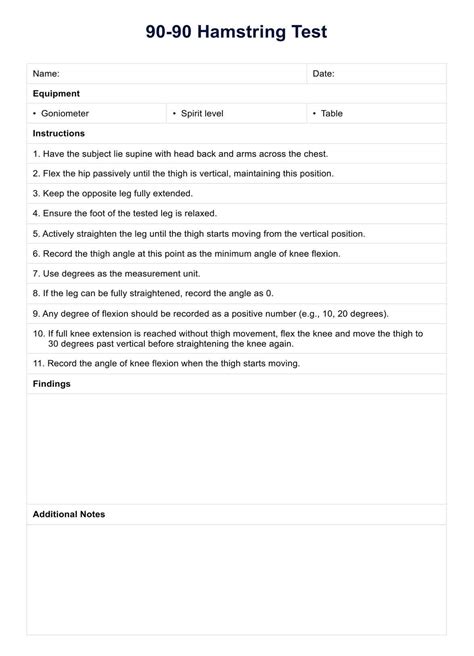 Image result for Hamstring Test