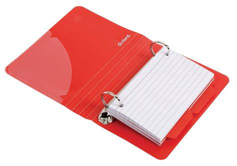 Snapklik.com : Oxford Index Card Binder