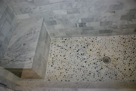 Riverstone Shower Floor in Mid Century Style | Roy Home Design