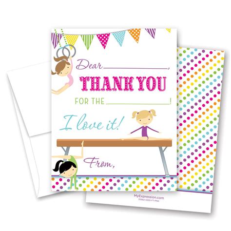 Myexpression Com 20 Olympic Gymnastics Girl Kids Fill In Birthday ...