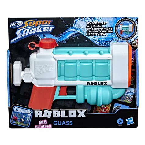 Nerf Super Soaker Roblox Big Paintball Guass Water Blaster Includes ...