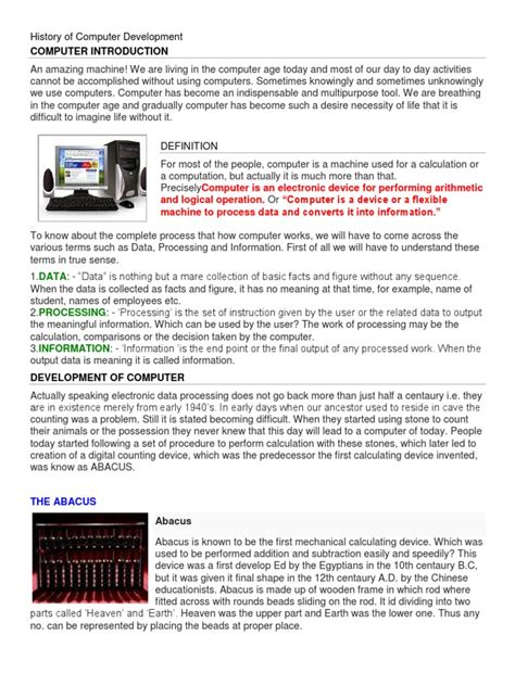 Development of Computers 的图像结果