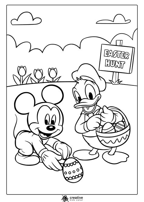 Easter Day Coloring Page For Kids Printable | Adult Coloring Pages ...