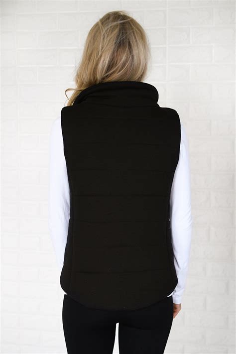 Black Puffer Vest – The Pulse Boutique