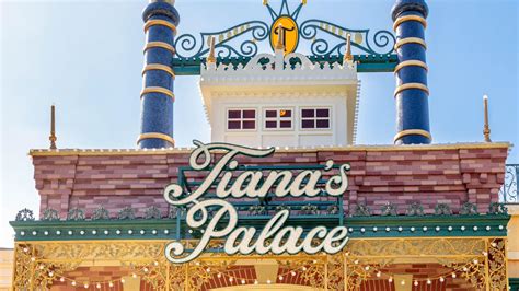First Look at Tiana's Palace Lunch & Dinner Menus | Chip and Company
