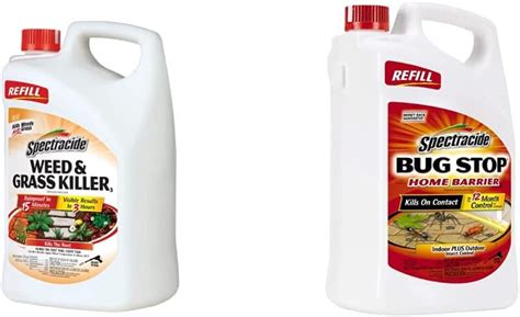 Buy Spectracide Weed & Grass Killer (Refill), 1.3 Gallon & Bug Stop ...
