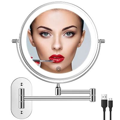 FUNTOUCH Rechargeable Wall Mounted Lighted Makeup Vanity India | Ubuy