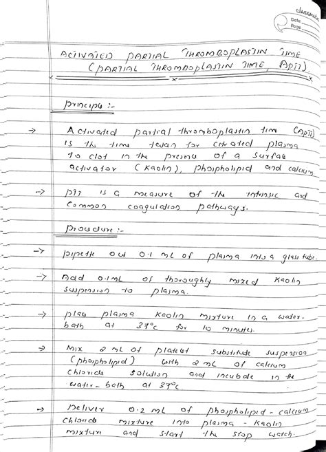 APTT - Activated partial thromboplastin time definition and types ...