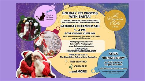 Holiday Pet Photos with Santa – Benefiting Friends of Kat Simons ...