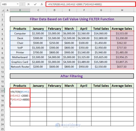 Image result for Dynamic Filter in Excel Based On Field Value
