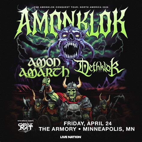 Dethklok & Amon Amarth, The Factory - Chesterfield, St. Louis, 21 April ...