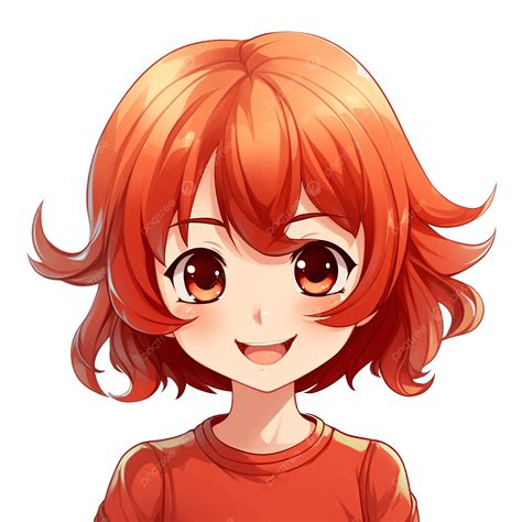 Cute Anime Red Orange Cute Anime Red Hair Girl Orange And Brown Theme"