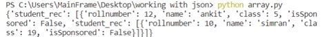 Image result for JSON True False Python