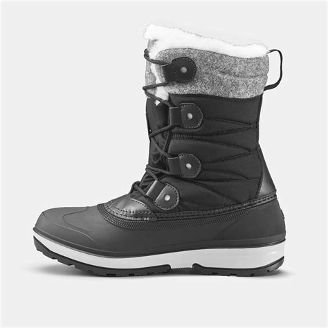 Women's waterproof warm snow boots - SH500 high boot QUECHUA | Decathlon