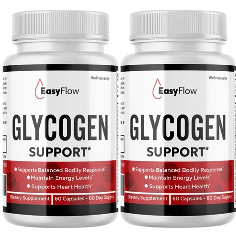 Easy Flow Glycogen Support EasyFlow Advanced Blood Formula - 2 Bottles ...
