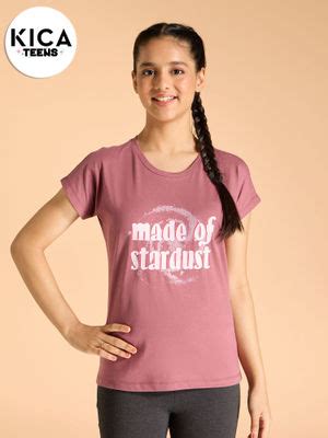 Kica By Nykaa T-Shirts : Buy Kica Cotton Printed Top For Everyday-For ...