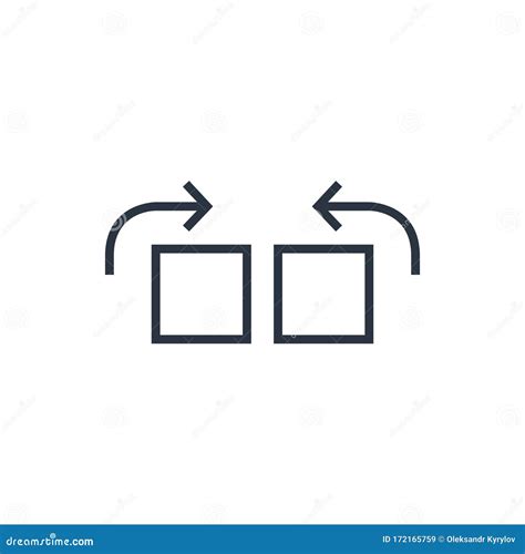 Rotate Element Square and Arrow. 90 Degree Angle Rotation Tool ...