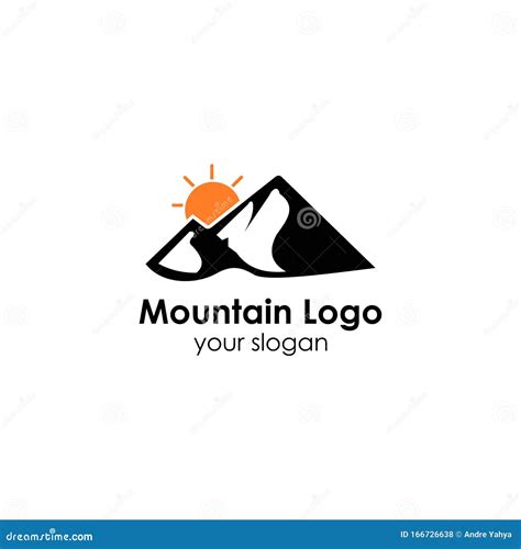 山峰旅行品牌Logo设计模板 Mountain Logo Template – 设计小咖