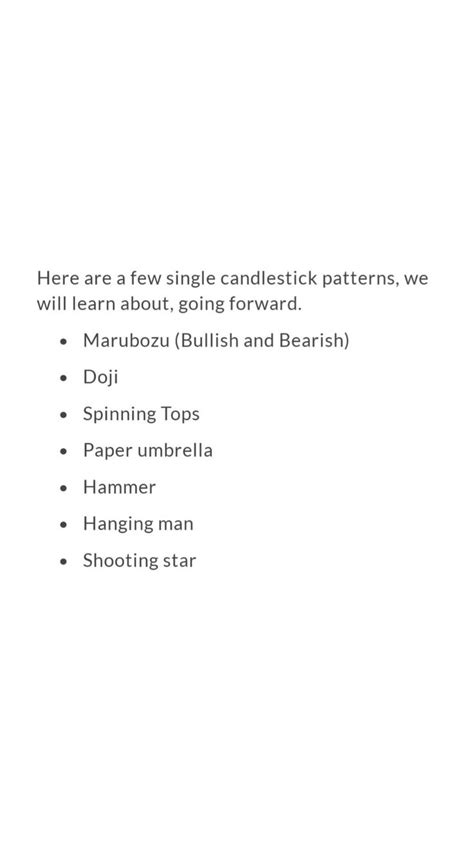 Candlesticks Names 的图像结果
