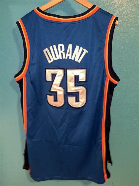 NBA Oklahoma City Thunder Kevin Durant Jersey Stitched Logo Men's Size ...