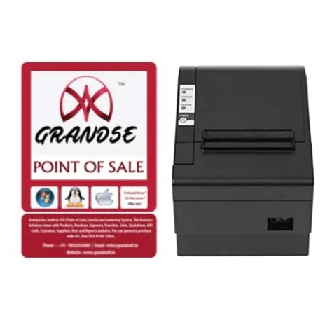 GRANDSE Billing Software with 80 mm (3 inch) POS Printer : Amazon.in ...