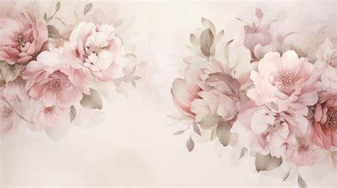 Floral print flower background | Premium AI-generated image