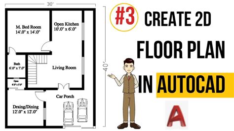 Image result for AutoCAD Floor Plan Tutorial for Beginners