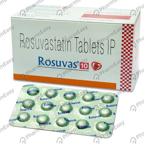 Rosuvas 10 Tablet: Uses, Side-effects, Price, Dosage & More Info ...