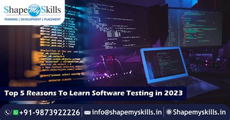 Top 5 Reasons to Learn Software Testing in 2023 - ShapeMySkills Pvt. Ltd.