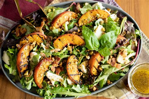 Grilled Peach Salad - Hey Grill, Hey