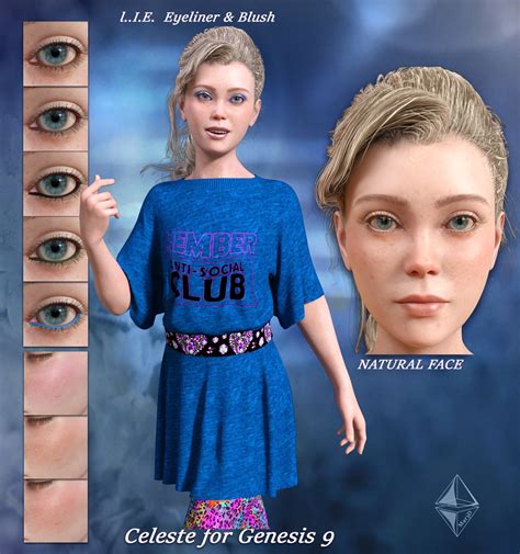 Celeste for Genesis 9 Female