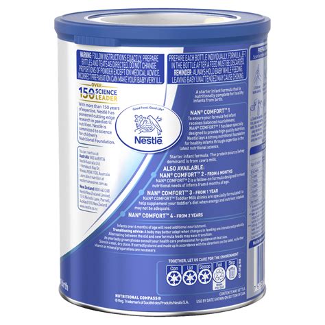 Nestlé NAN Comfort 1 From Birth Starter Formula Powder 800g – Oz Chemist Australia